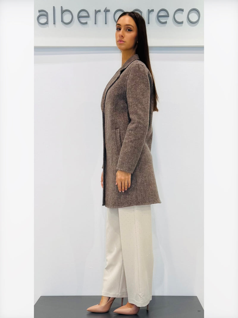 Cappotto decostruito misto lana