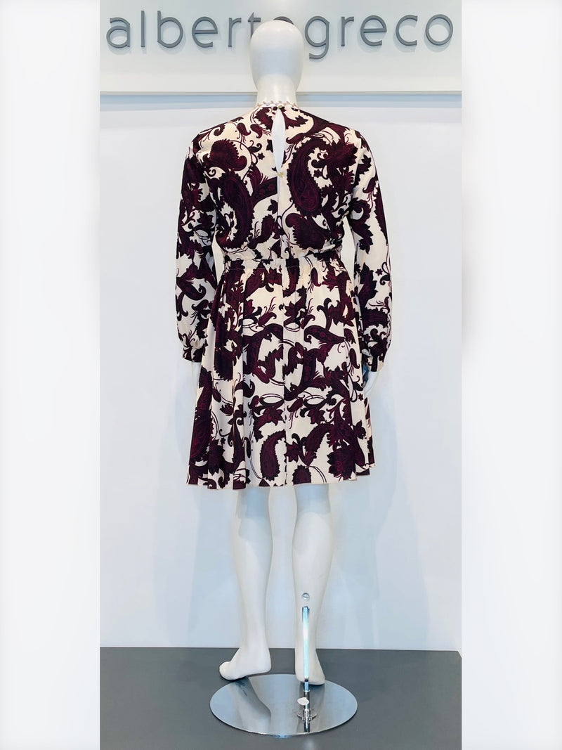 Abito curvy fantasia paisley