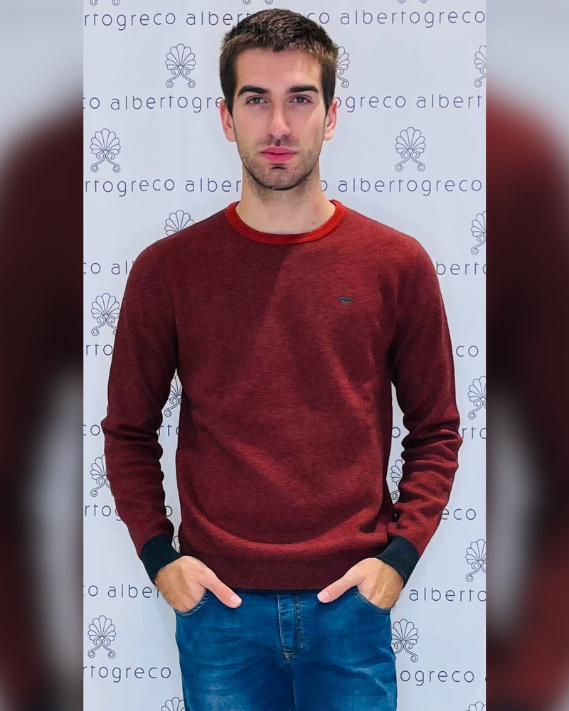 Maglia uomo girocollo operato