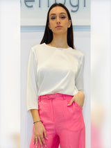 Blusa in raso opaco