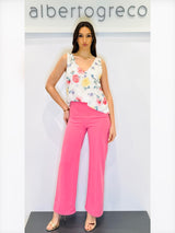 Top fantasia floreale