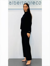 Coordinato maglia ampia e pantaloni