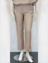 Pantaloni Curvy in tessuto goffrato