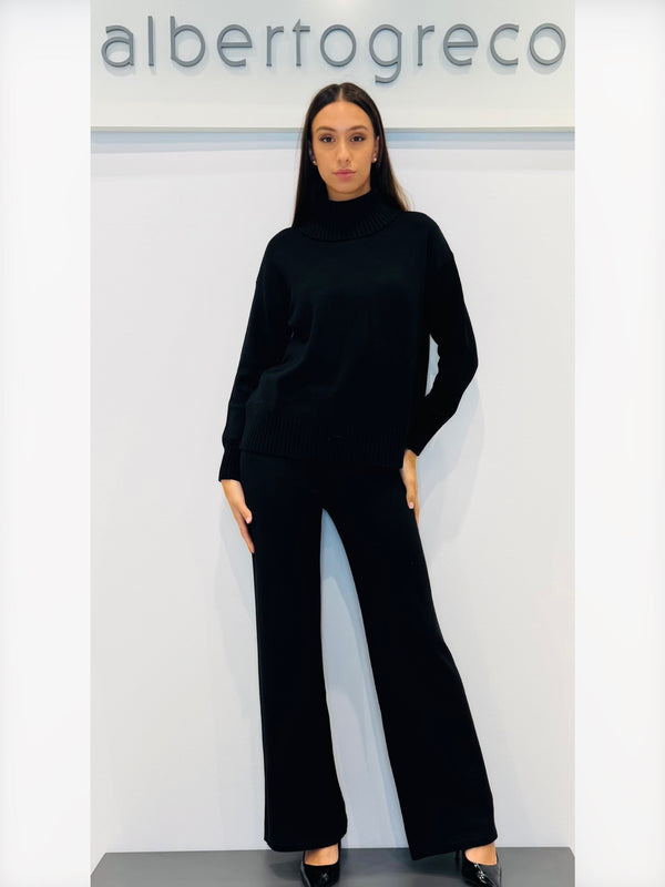 Coordinato maglia over e pantaloni
