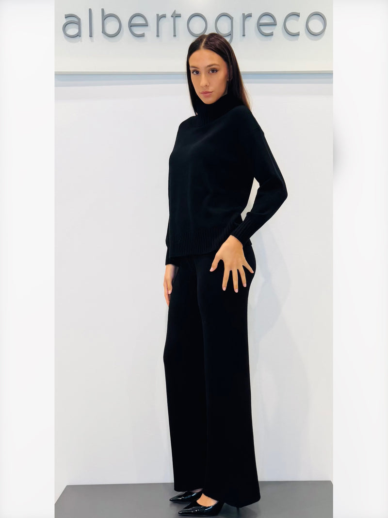 Coordinato maglia over e pantaloni