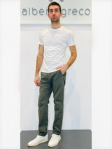 Pantaloni uomo in cotone operato