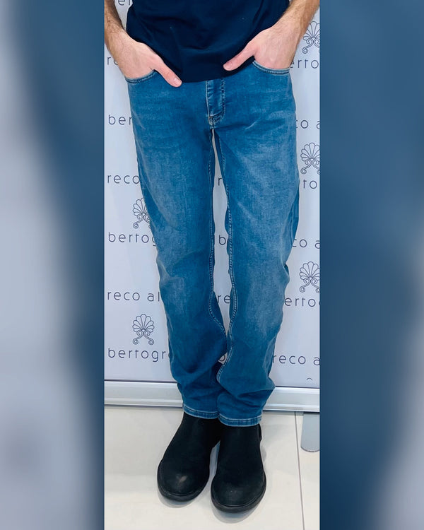 Jeans da uomo elasticizzato
