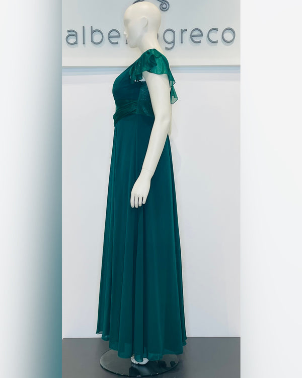 Abito con scollo incrociato curvy