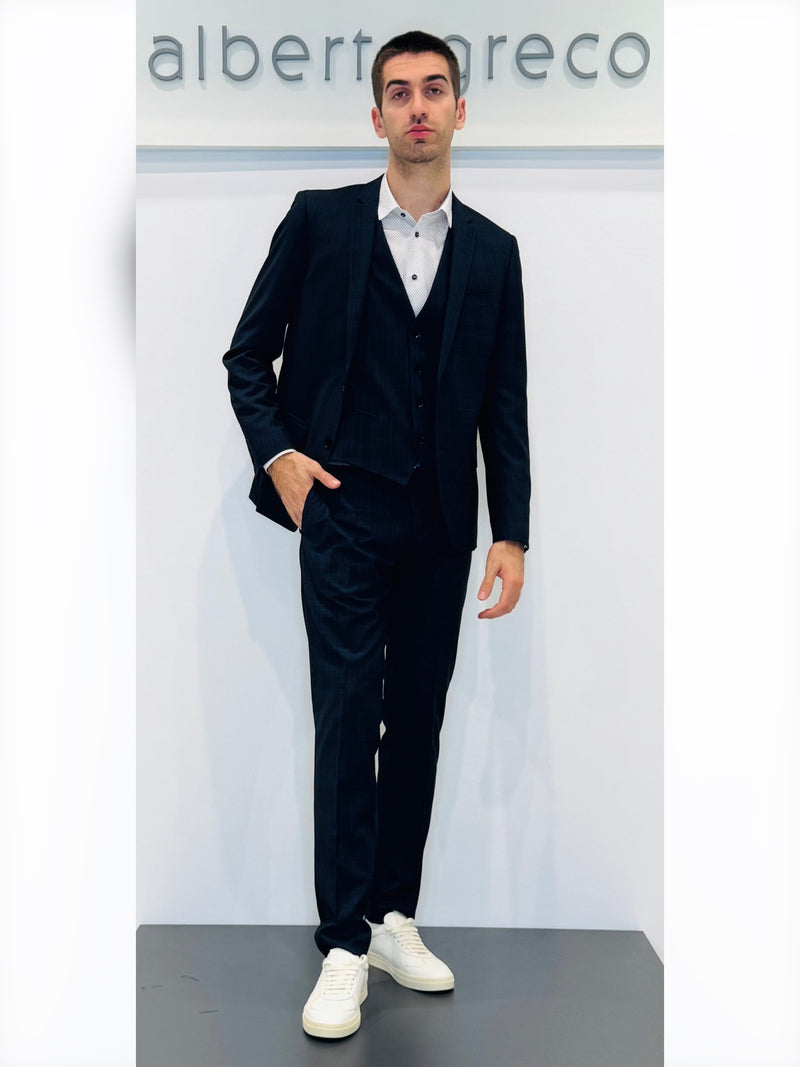 Giacca uomo a quadri sfumati