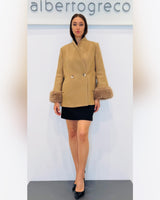 Cappotto corto doppio petto