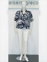 Camicia in viscosa fantasia