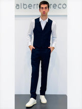 Abito due bottoni con gile