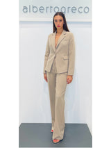 Tailleur pantaloni a palazzo