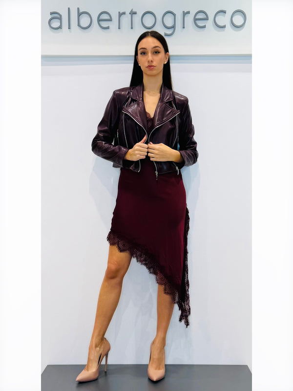 Chiodo corto in ecopelle