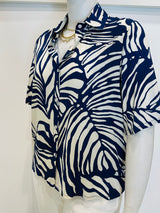 Camicia in viscosa fantasia