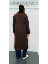 Cappotto in eco montone double face