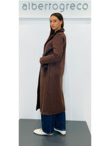 Cappotto in eco montone double face