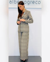 Pantaloni a palazzo a quadri