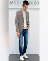 Giacca in jersey elasticizzato spinato
