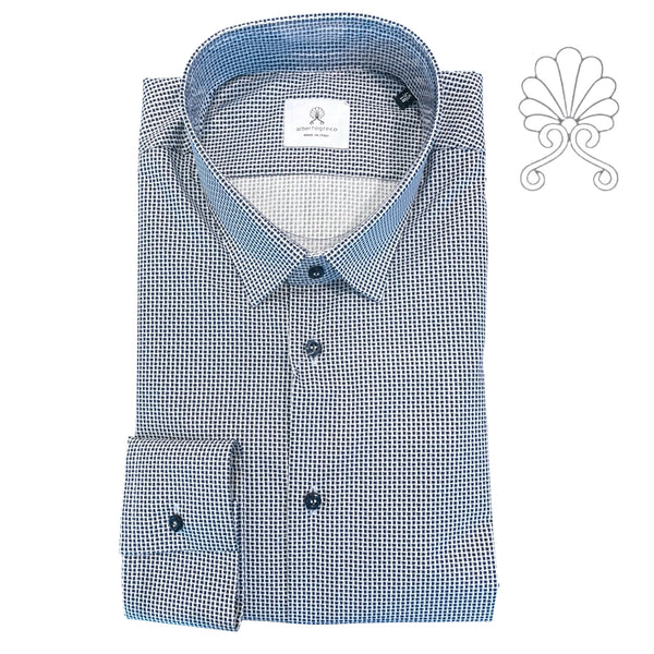 Camicia stampa geometrica tre linee
