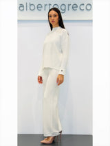 Coordinato maglia ampia e pantaloni