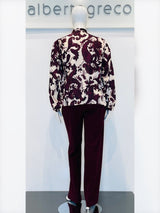 Pantaloni a palazzo in crepe