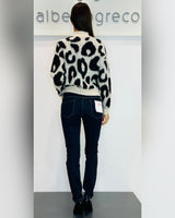 Maglia animalier Jacquard