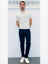 Pantaloni uomo in cotone operato