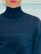 Maglia uomo lupetto a costine