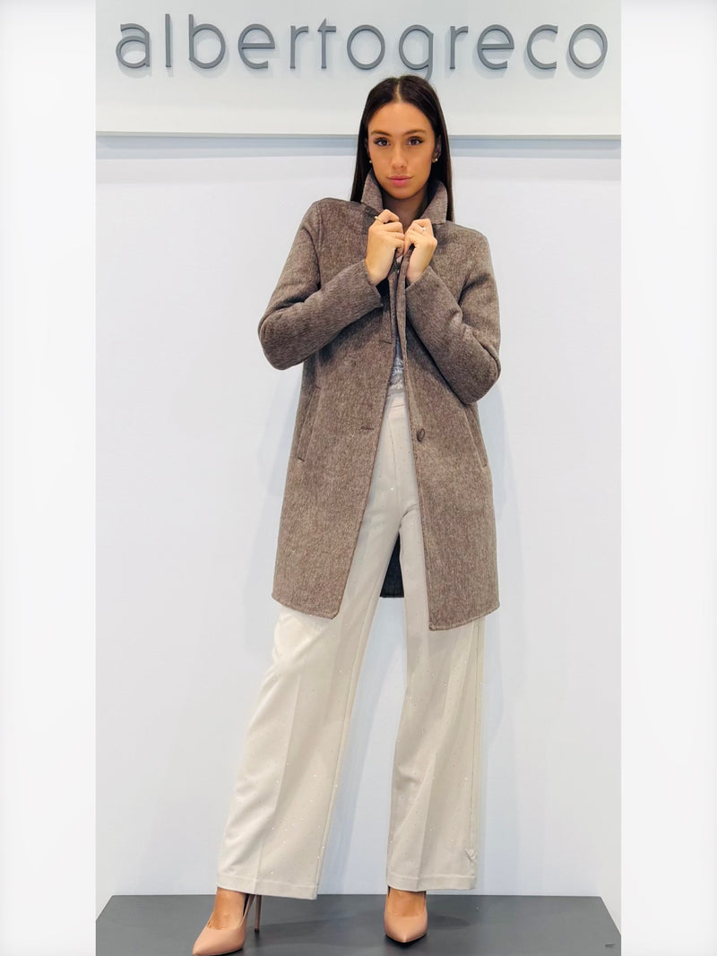 Cappotto decostruito misto lana