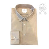 Camicia uomo in tessuto fiammato