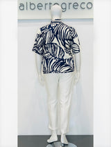 Camicia in viscosa fantasia
