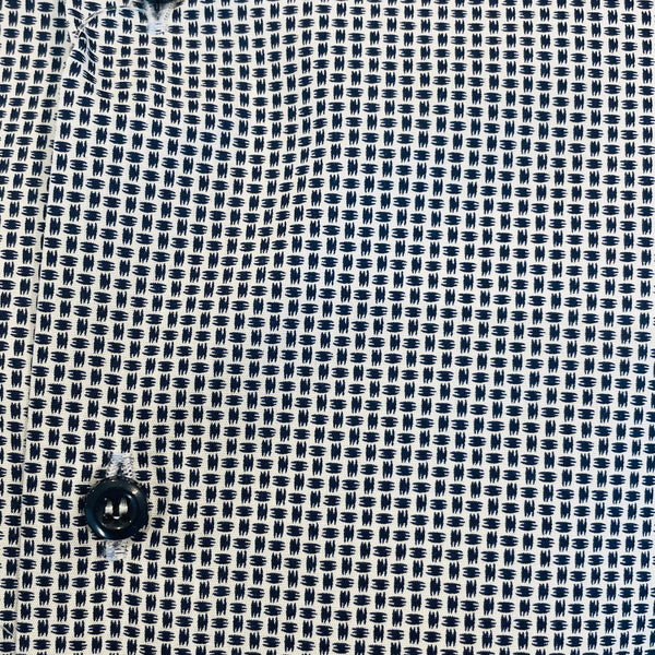 Camicia stampa geometrica tre linee
