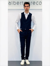 Abito due bottoni con gile