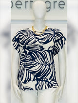 Blusa in viscosa fantasia
