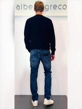 Maglia uomo lupetto operato