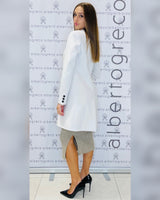 Cappotto in misto lana a due bottoni