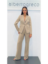 Tailleur pantaloni a palazzo
