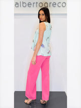 Top fantasia floreale