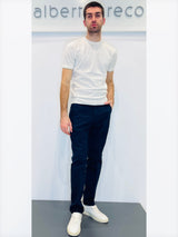 Pantaloni uomo in cotone operato