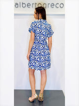 Abito chemisier fantasia maioliche