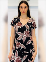 Blusa in jersey fantasia
