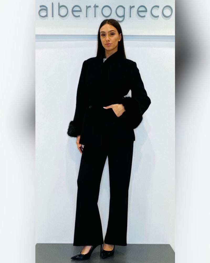 Cappotto corto doppio petto