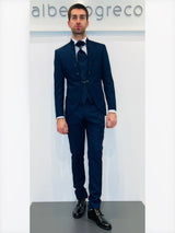 Completo cerimonia con giacca alla coreana