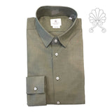 Camicia uomo in tessuto fiammato