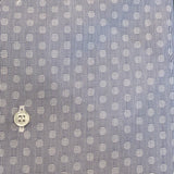 Camicia uomo tessuto operato a pois