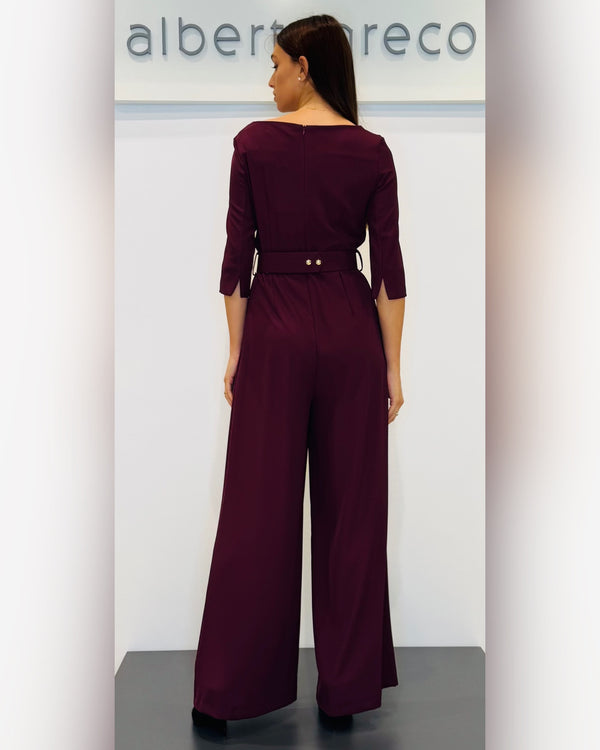 Tuta con maniche a tre quarti