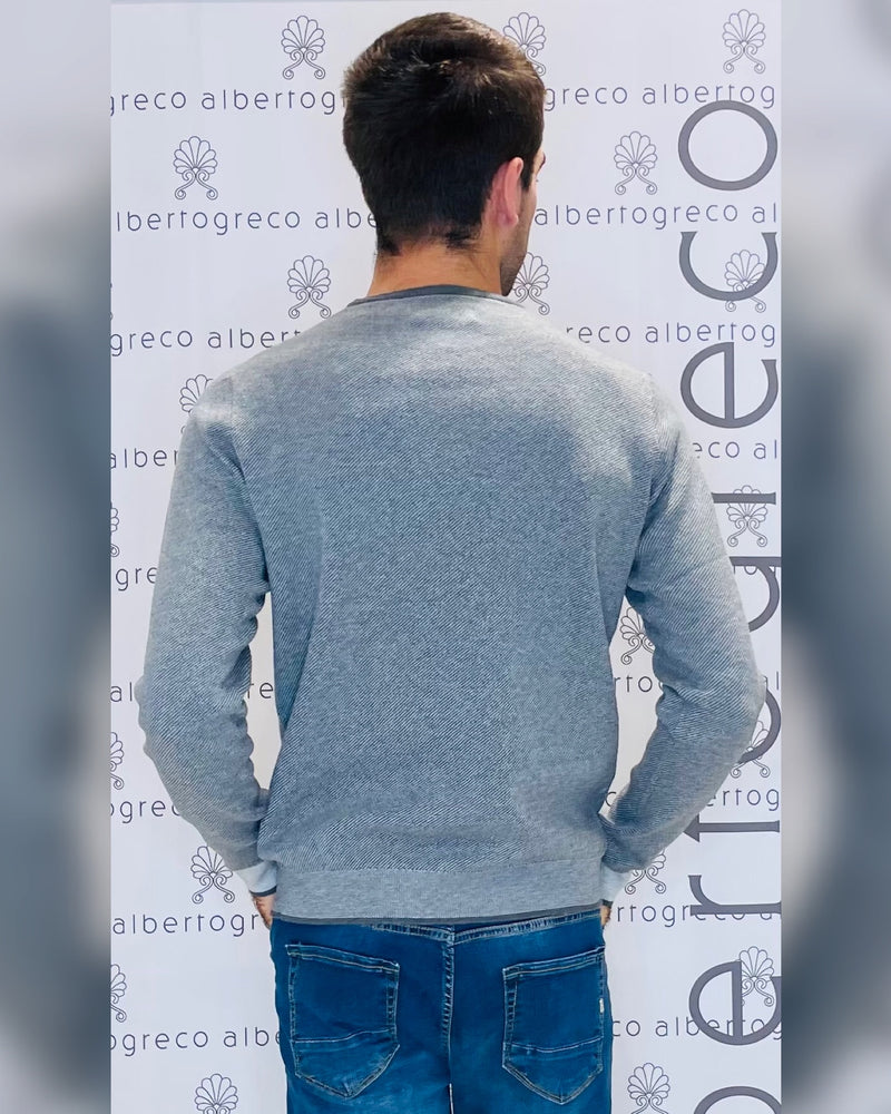 Maglia uomo girocollo operato
