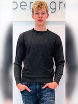 Maglia uomo melange operata