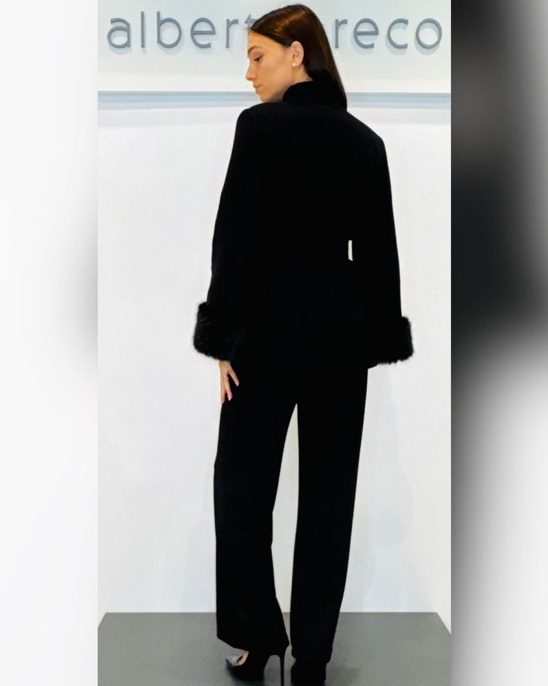 Cappotto corto doppio petto